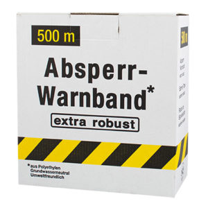 Absperrband Robust gelb/schwarz